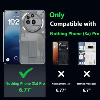 Coque Nothing Phone (3a) Pro TPU Transparent Antichoc Protection 3