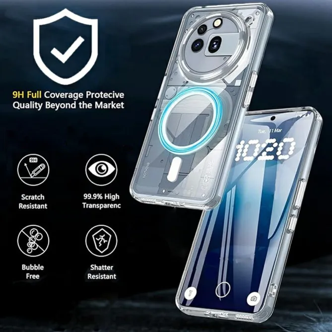 Coque Nothing Phone (3a) Pro TPU Transparent Antichoc Protection 3