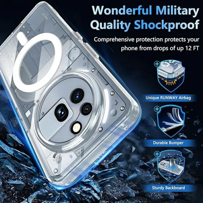 Coque Nothing Phone (3a) Pro TPU Transparent Antichoc Protection 3