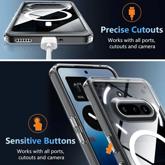 Coque Nothing Phone (3a) TPU Transparent Antichoc Protection 3