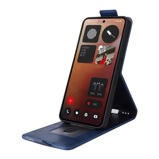 Housse Nothing Phone (3a) Pro Simili Cuir Béquille Porte-Cartes