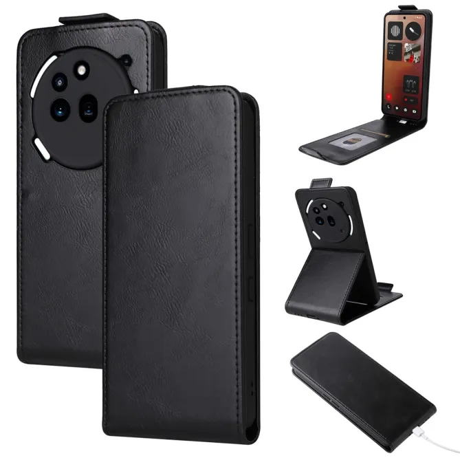 Housse Nothing Phone (3a) Pro Simili Cuir Béquille Porte-Cartes