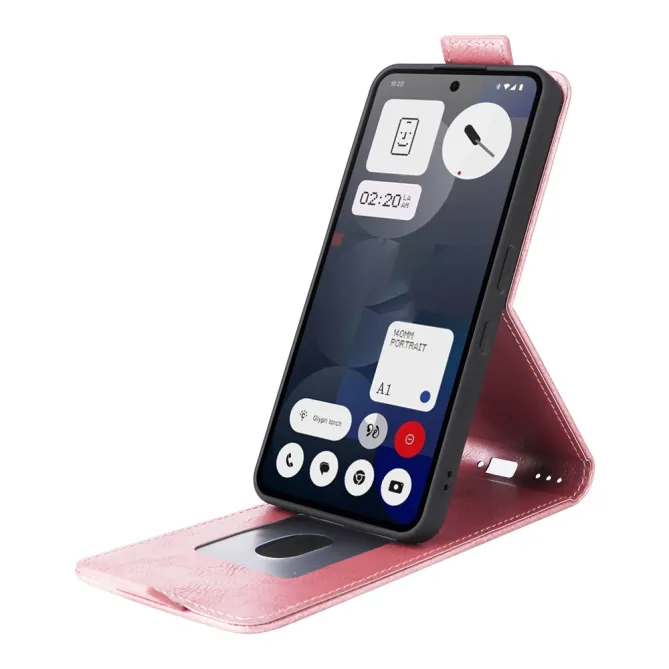 Housse Nothing Phone (3a) Simili Cuir Béquille Porte-Cartes