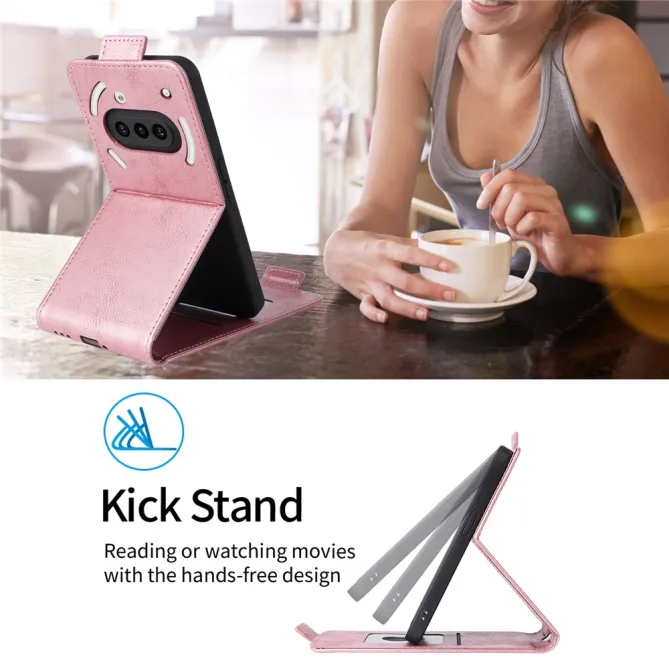 Housse Nothing Phone (3a) Simili Cuir Béquille Porte-Cartes