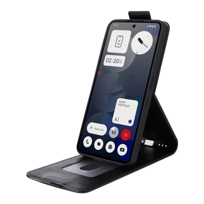 Housse Nothing Phone (3a) Simili Cuir Béquille Porte-Cartes