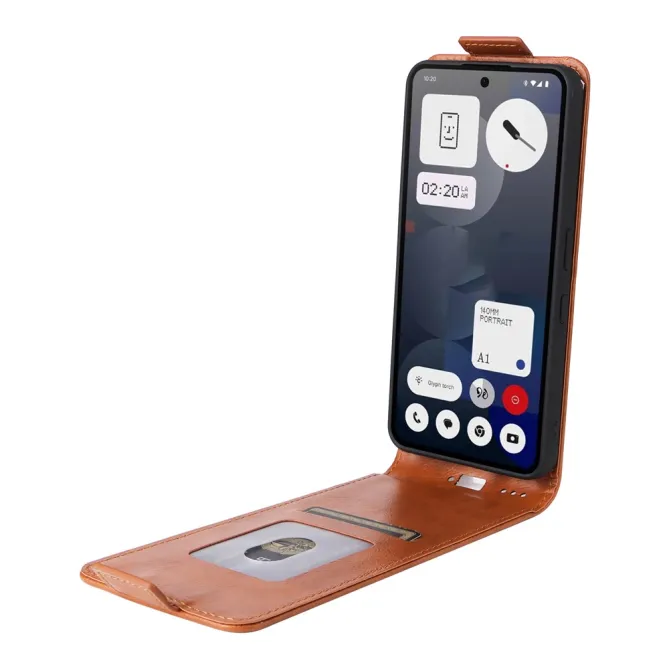Housse Nothing Phone (3a) Simili Cuir Béquille Porte-Cartes