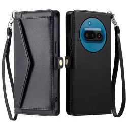 Housse Nothing Phone (3a) Simili Cuir Sangle Porte-Cartes 10