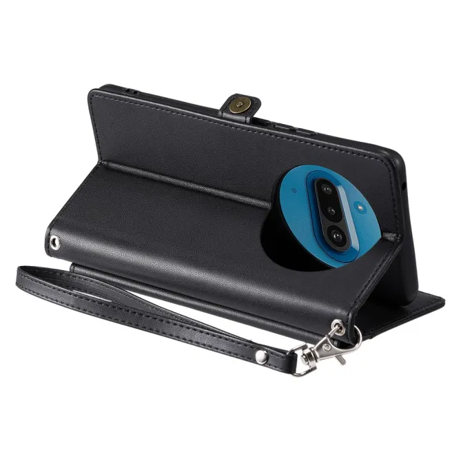 Housse Nothing Phone (3a) Simili Cuir Sangle Porte-Cartes 10