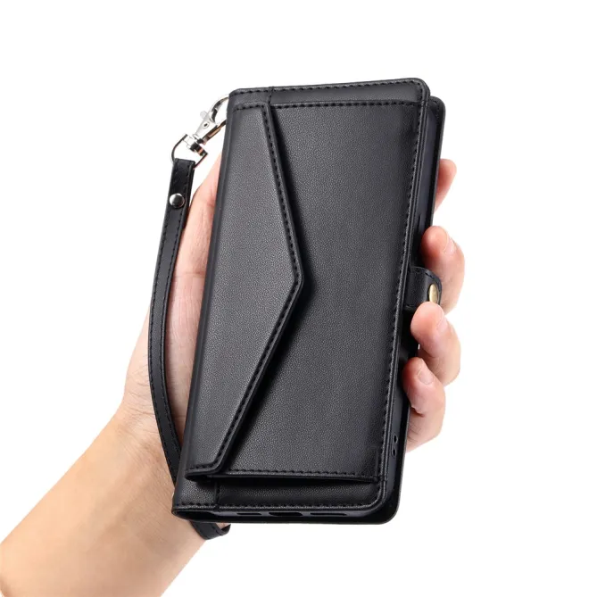 Housse Nothing Phone (3a) Simili Cuir Sangle Porte-Cartes 10