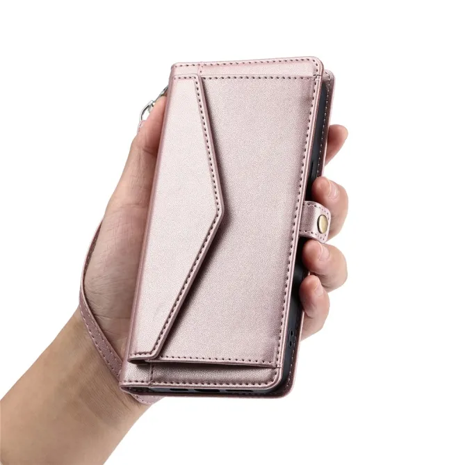 Housse Nothing Phone (3a) Simili Cuir Sangle Porte-Cartes 10