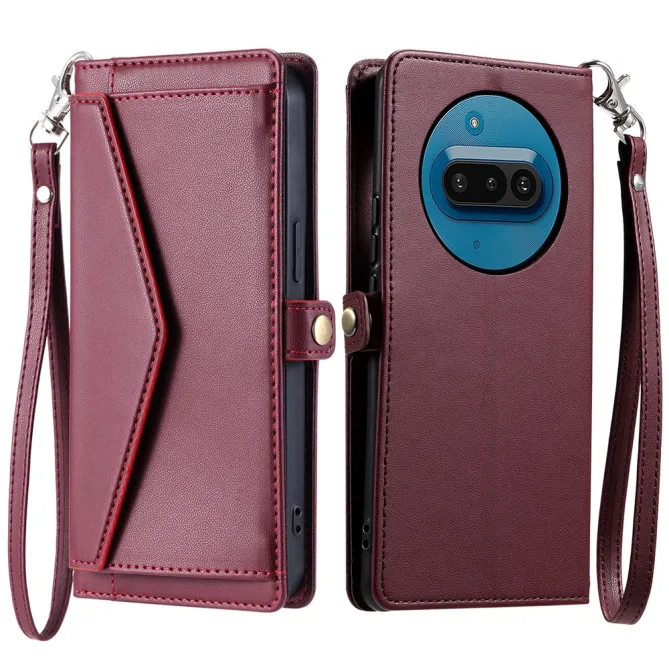 Housse Nothing Phone (3a) Simili Cuir Sangle Porte-Cartes 10
