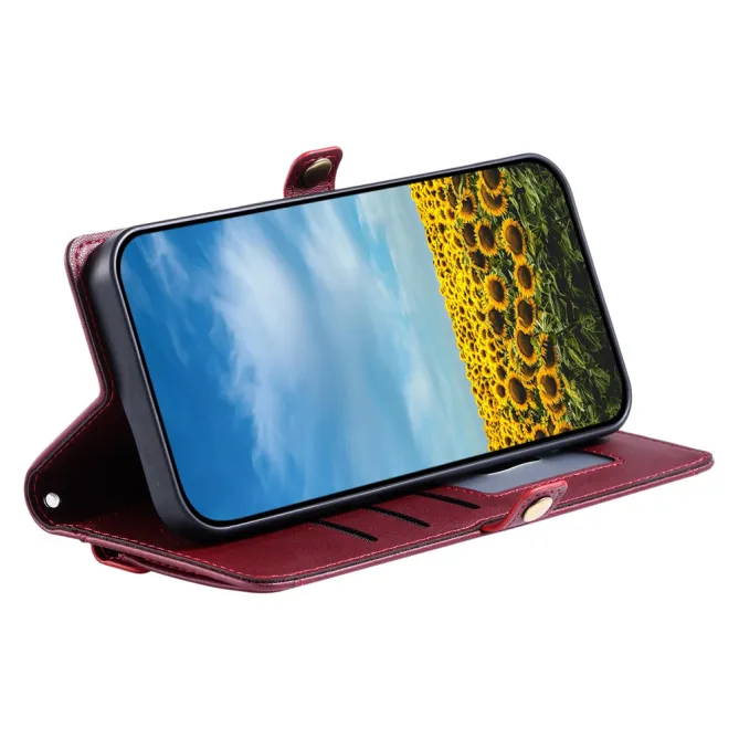 Housse Nothing Phone (3a) Simili Cuir Sangle Porte-Cartes 10