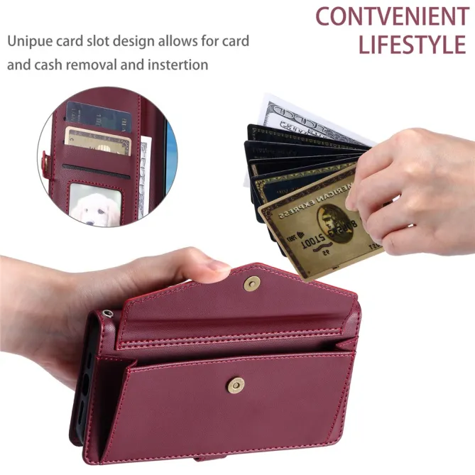 Housse Nothing Phone (3a) Simili Cuir Sangle Porte-Cartes 10