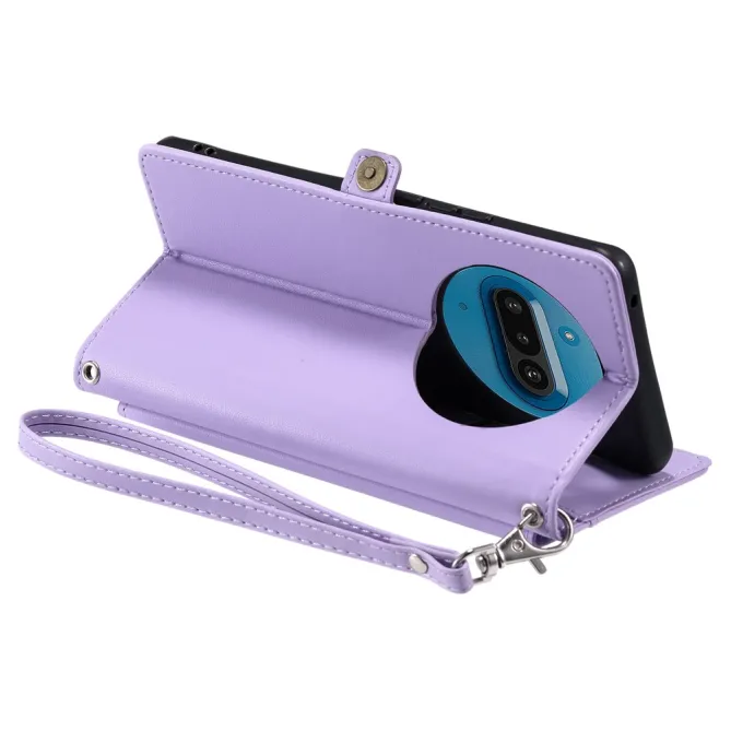 Housse Nothing Phone (3a) Simili Cuir Sangle Porte-Cartes 10