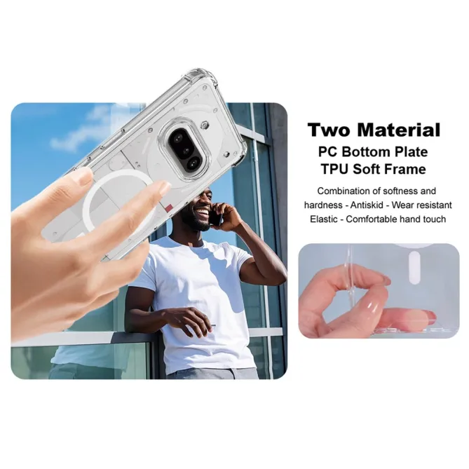 Coque Nothing Phone (3a) TPU Transparent Antichoc Protection 4