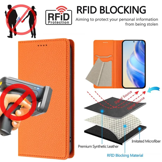 Housse Nothing Phone (3a) Simili Cuir RFID Porte-Cartes 2