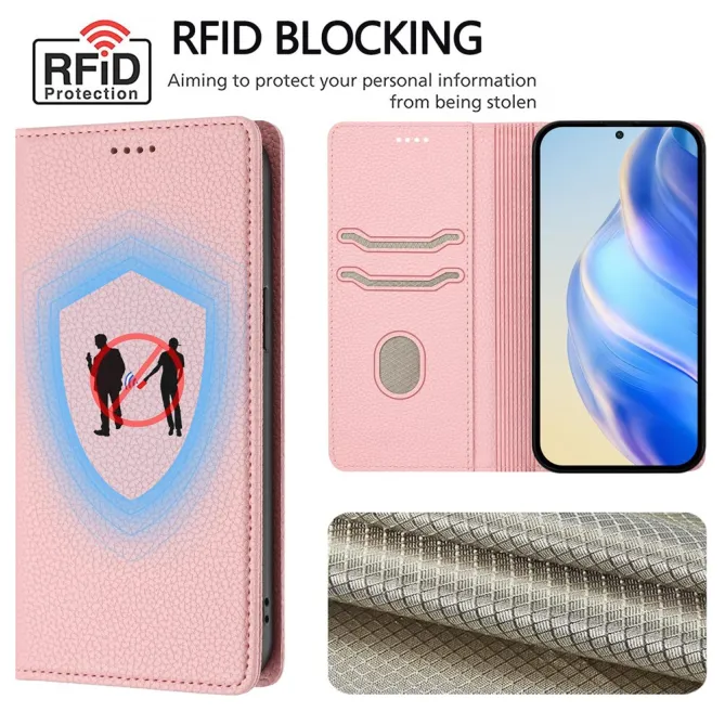 Housse Nothing Phone (3a) Simili Cuir RFID Porte-Cartes 2