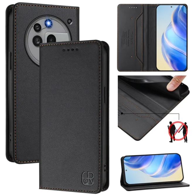 Housse Nothing Phone (3a) Pro Simili Cuir RFID Porte-Cartes 2