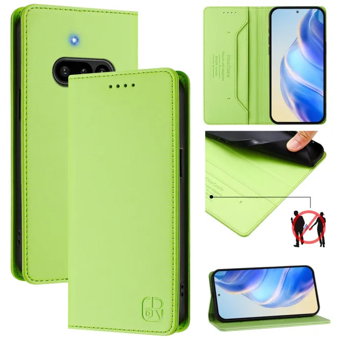 Housse Nothing Phone (3a) Simili Cuir RFID Porte-Cartes 3