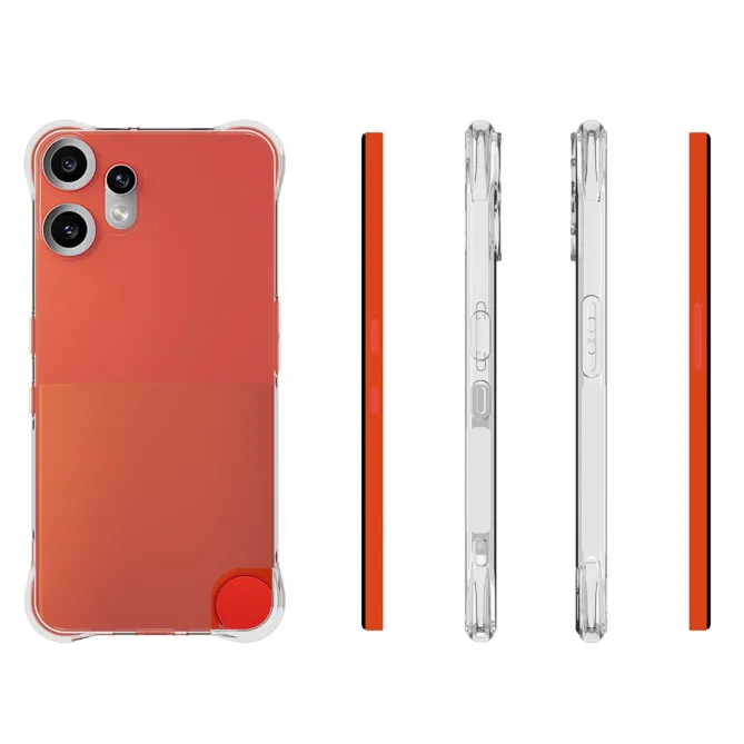 Pack CMF Phone 2 Pro Coque Transparente Coins Renforcés et 2 Films