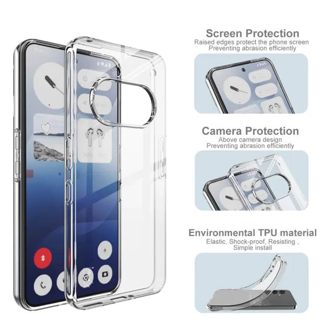 Coque Nothing Phone (3a) TPU Transparent Protection 4