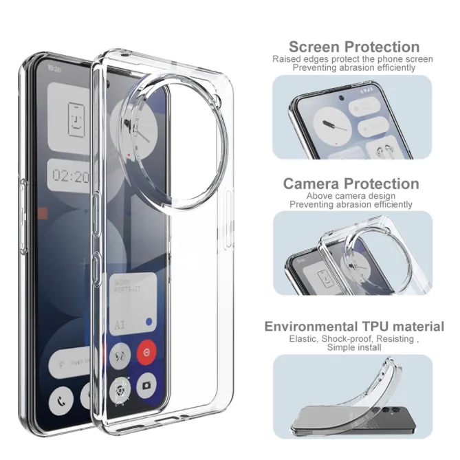 Coque Nothing Phone (3a) Pro TPU Transparent Protection 5