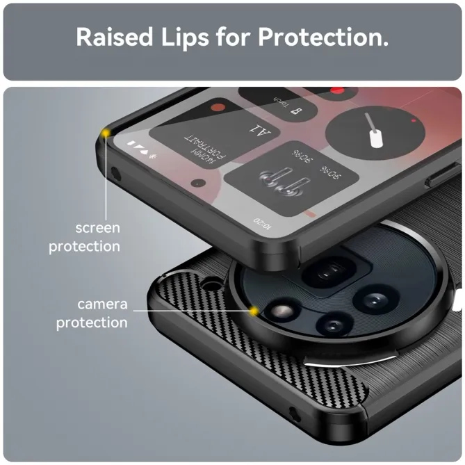 Coque Nothing Phone (3a) Pro Fibre de Carbone Protection 2