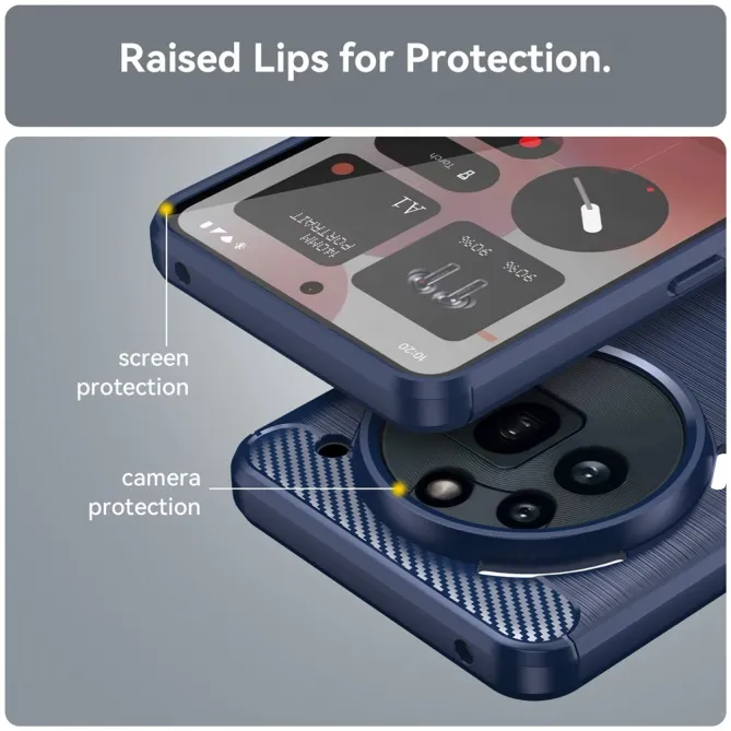 Coque Nothing Phone (3a) Pro Fibre de Carbone Protection 2