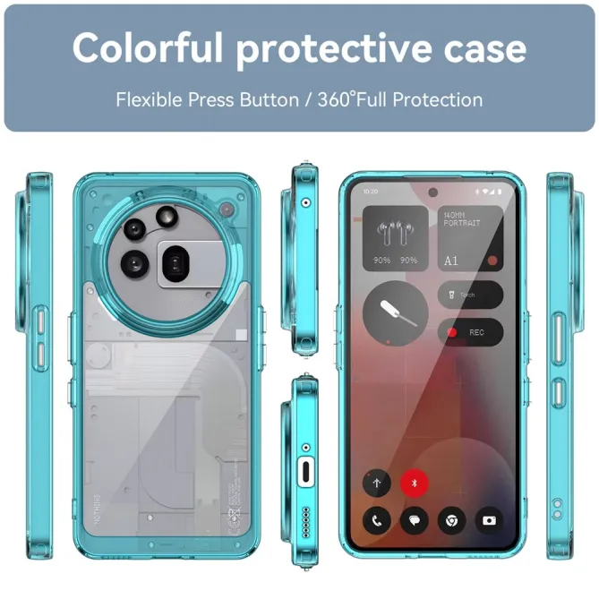 Film Verre Trempé Nothing Phone (3a) Pro Protection Écran 5 Bleu Transparent - photo 15