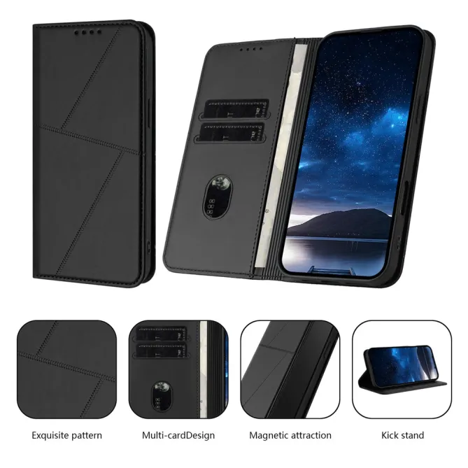 Housse Nothing Phone (3a) Pro Simili Cuir Porte-Cartes 7