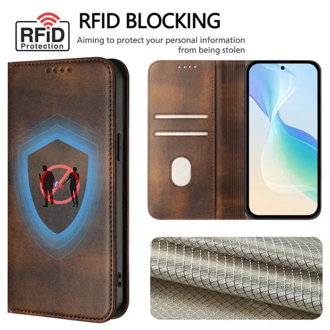 Housse CMF Phone 2 Pro Simili Cuir RFID Porte-Cartes Rétro