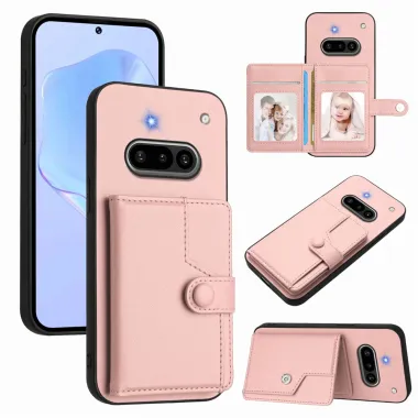 Coque Nothing Phone (3a) Simili Cuir Béquille Protection 4