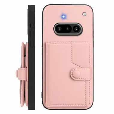 Coque Nothing Phone (3a) Simili Cuir Béquille Protection 4