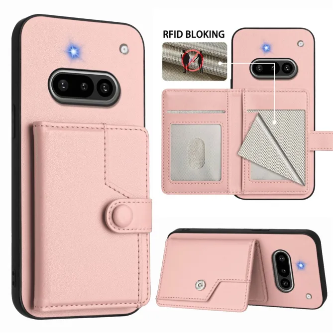 Coque Nothing Phone (3a) Simili Cuir Béquille Protection 4