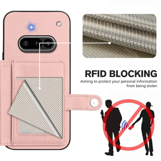 Coque Nothing Phone (3a) Simili Cuir Béquille Protection 4