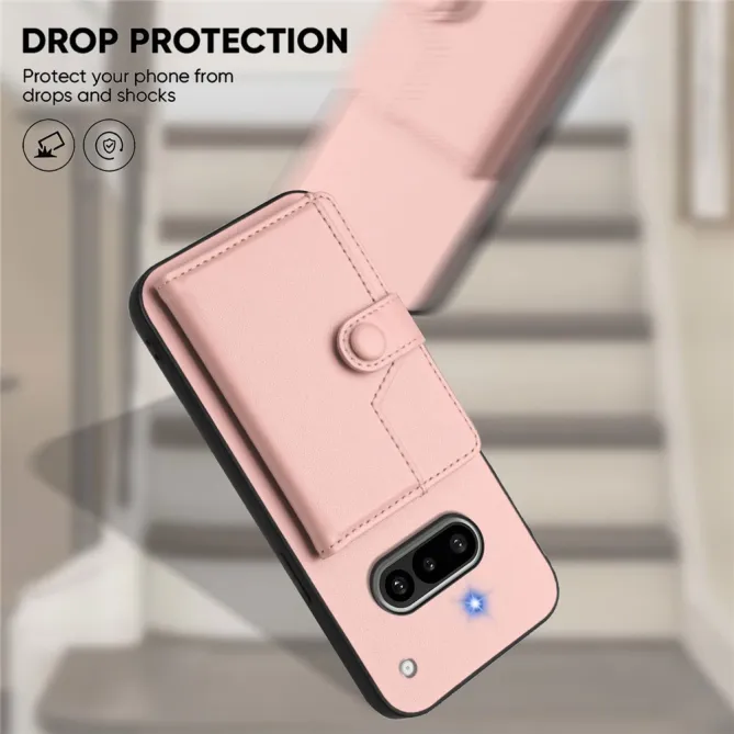 Coque Nothing Phone (3a) Simili Cuir Béquille Protection 4