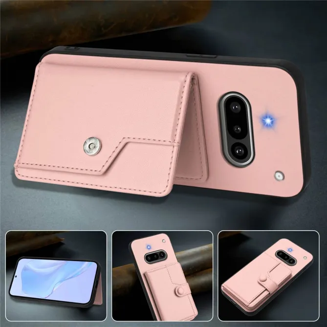 Coque Nothing Phone (3a) Simili Cuir Béquille Protection 4