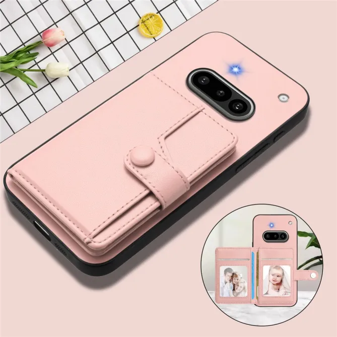 Coque Nothing Phone (3a) Simili Cuir Béquille Protection 4