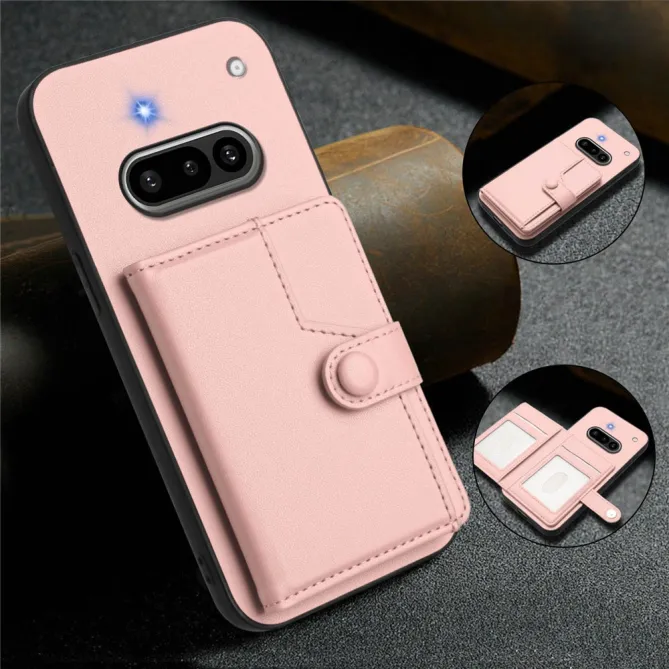Coque Nothing Phone (3a) Simili Cuir Béquille Protection 4