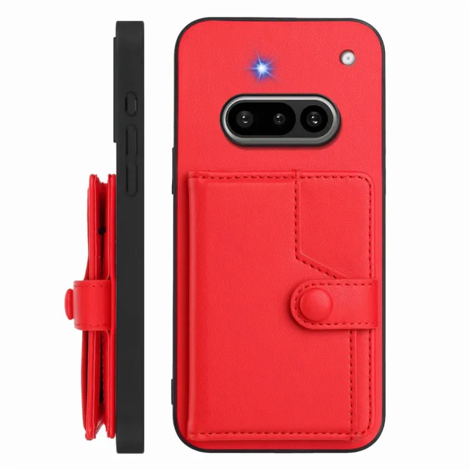 Coque Nothing Phone (3a) Simili Cuir Béquille Protection 4