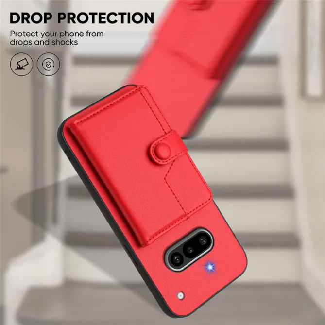 Coque Nothing Phone (3a) Simili Cuir Béquille Protection 4