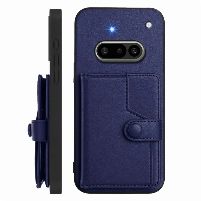 Coque Nothing Phone (3a) Simili Cuir Béquille Protection 4