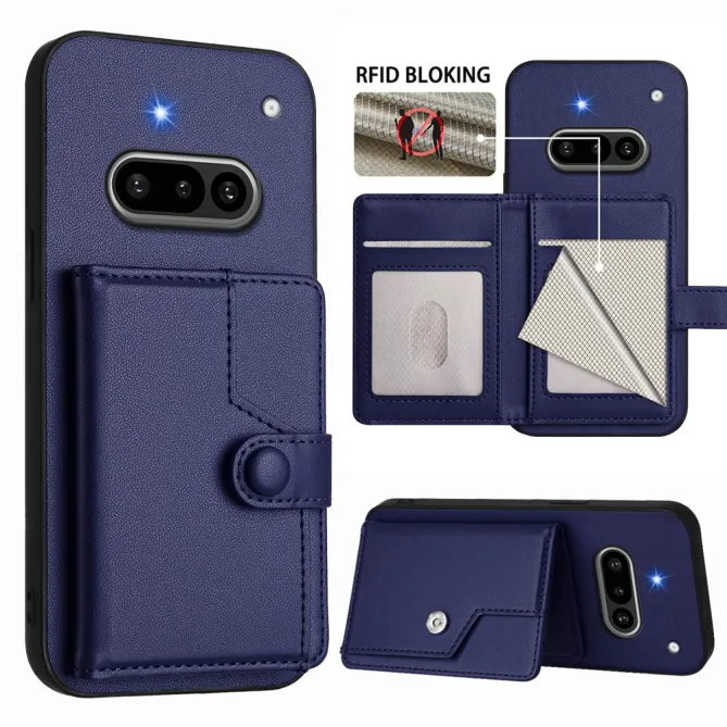 Coque Nothing Phone (3a) Simili Cuir Béquille Protection 4