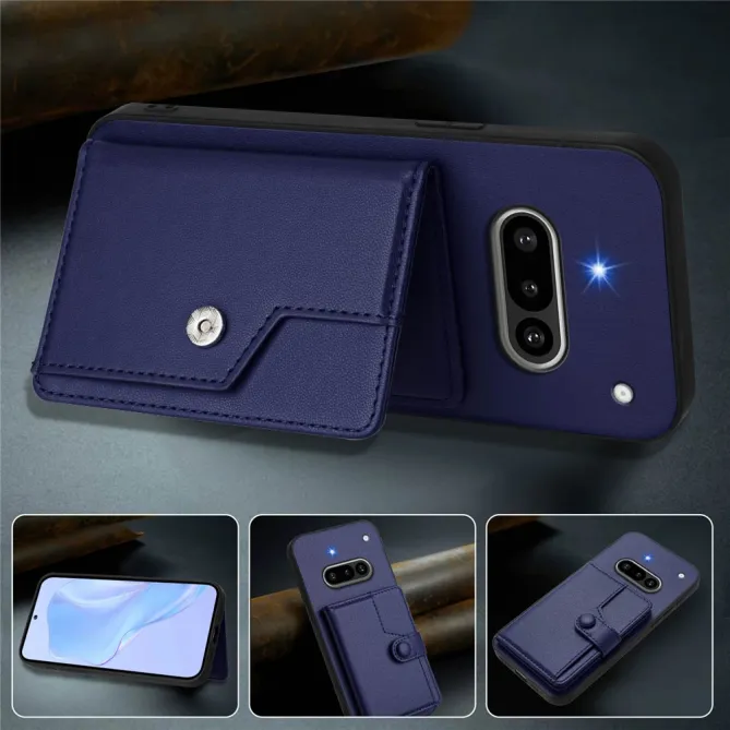 Coque Nothing Phone (3a) Simili Cuir Béquille Protection 4