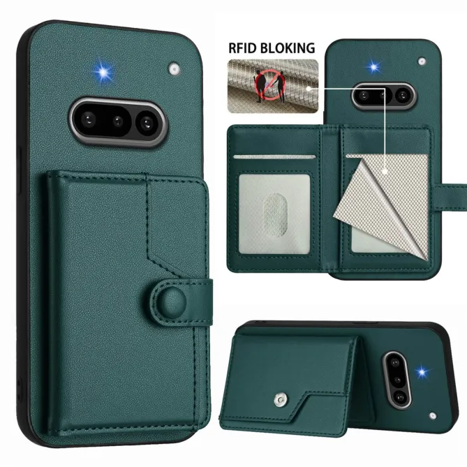 Coque Nothing Phone (3a) Simili Cuir Béquille Protection 4
