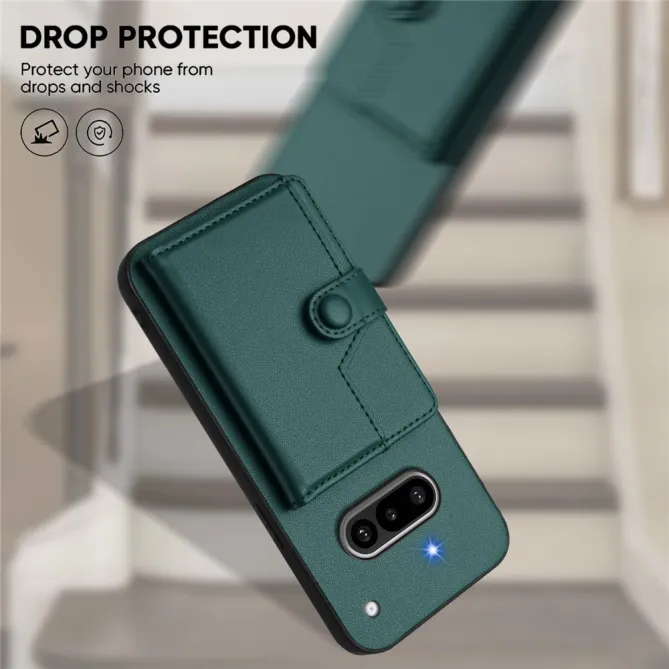 Coque Nothing Phone (3a) Simili Cuir Béquille Protection 4