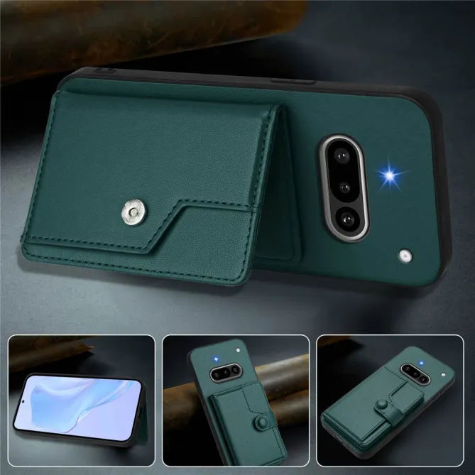 Coque Nothing Phone (3a) Simili Cuir Béquille Protection 4