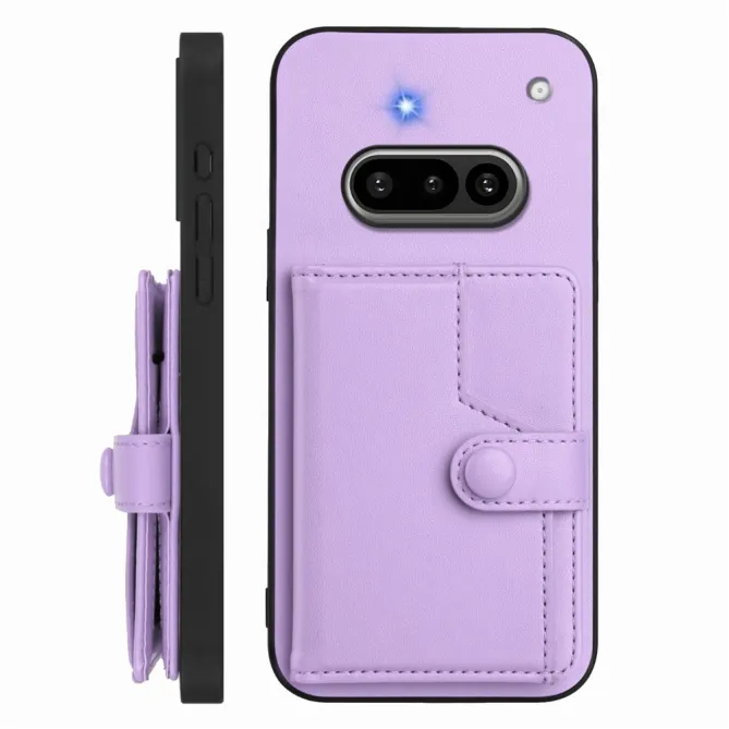 Coque Nothing Phone (3a) Simili Cuir Béquille Protection 4