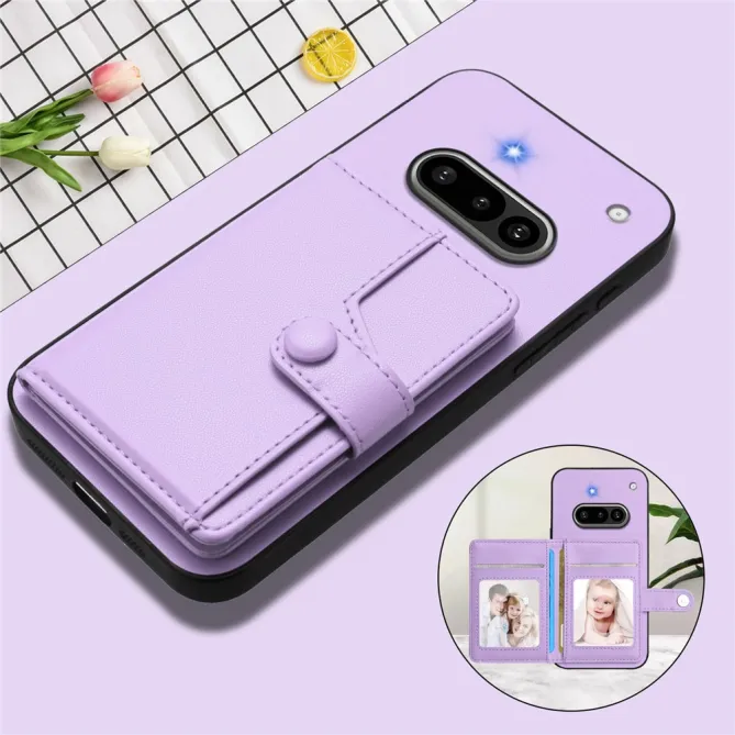 Coque Nothing Phone (3a) Simili Cuir Béquille Protection 4