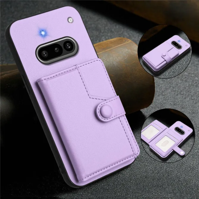 Coque Nothing Phone (3a) Simili Cuir Béquille Protection 4